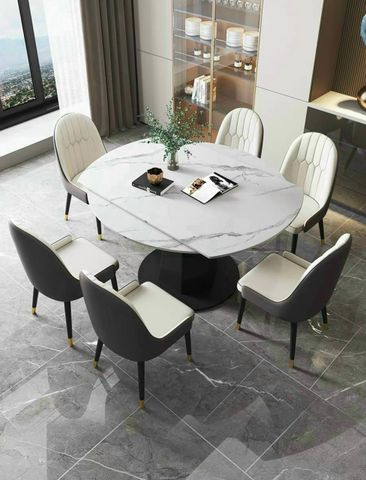  Bàn ăn mặt đá 07 