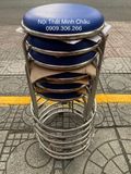  Ghế đôn inox nệm 