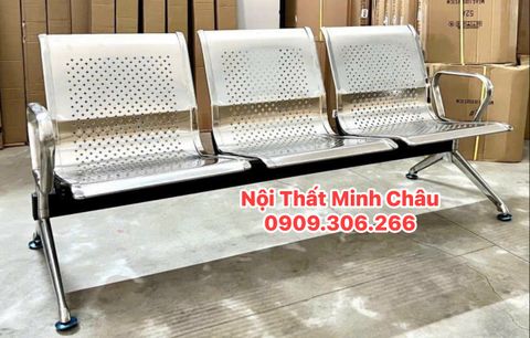  Ghế băng chờ inox 3 chỗ 