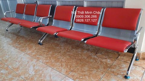 Ghế băng chờ 3 chỗ bọc nệm 