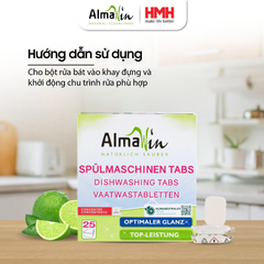 Viên Rửa Bát Almawin Hữu Cơ Hương Chanh 25 Viên HMH.0101925