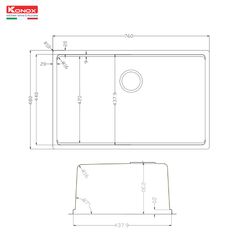 Chậu rửa bát chống xước phong cách Nhật TARI 7648SR