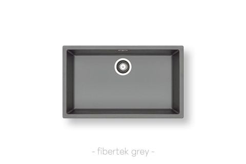 Chậu rửa đơn PFIBERTEK MISTRAL 70X40 - 1B - Grey - 070212301