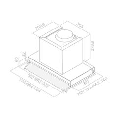 Hút mùi âm tủ Elica BOX IN