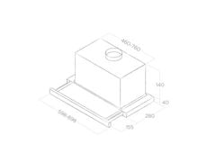 Hút mùi âm tủ Elica ELITE 14 LUX