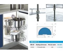 MÂM XOAY 180 Độ 1/2 HIGOLD NAN TRÒN 101021