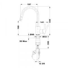 Vòi rửa Teka MTP 938