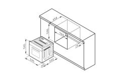 Lò nướng PYRAMIS – 60IN 1007 INOX