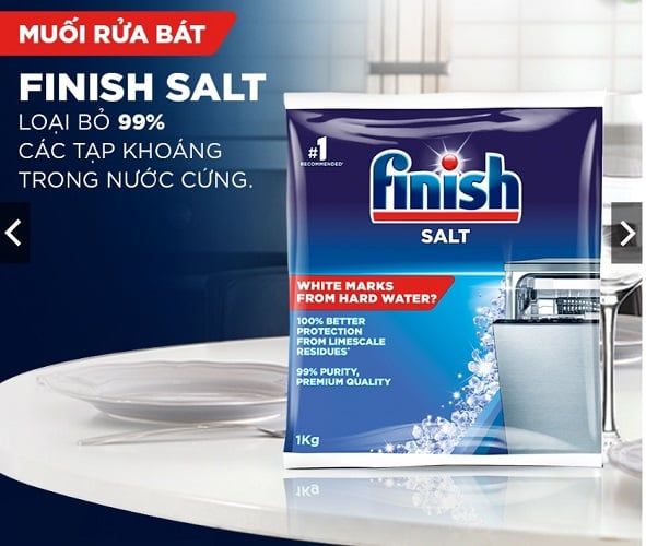 Muối rửa bát Finish Salt 1 Kg