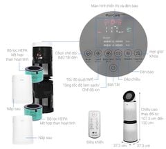 Máy lọc không khí 2 tầng LG PuriCare AS10GDWH0.ABAE 70W