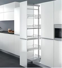 TỦ ĐỒ KHÔ GIỎ NAN TRÒN CÁNH KÉO HIGOLD 6 TẦNG 300MM 201103