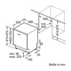Máy rửa bát âm tủ Bosch series 8 SMD8TCX04E
