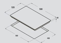 Bếp từ Cata IB - 6203BK