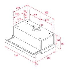 Máy hút mùi Teka TL 7310