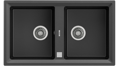 Chậu  rửa Teka STONE90B- TG2B  (DARKGREY)