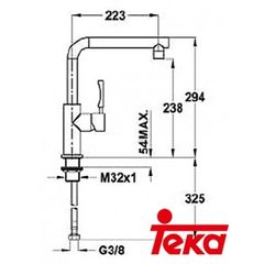 Vòi rửa bát TEKA INX 914