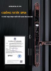 Khoá vân tay cửa nhôm Avolock AN-391