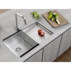 chậu inox Häfele HS21-SSD1S60 và phụ kiện