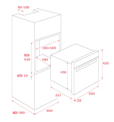 Lò nướng âm tủ Teka HLC 840