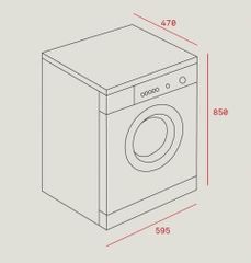 Máy giặt lắp âm Teka TKX3 1260