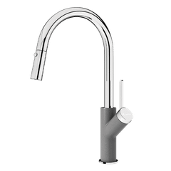 Vòi rửa bát rút dây konox Ponte Grey