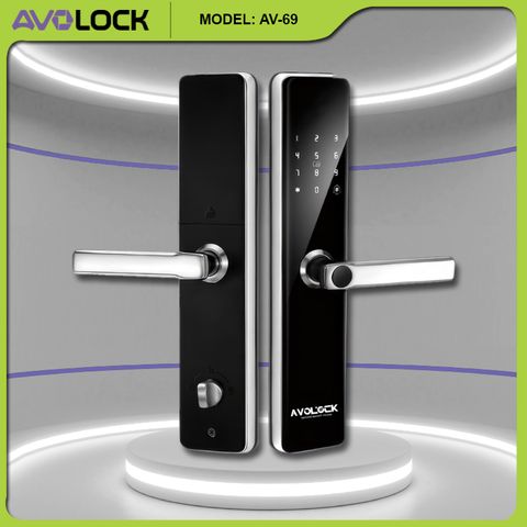 Khóa Vân Tay Cửa Gỗ AVOLOCK AV-69