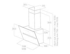 Máy hút mùi áp tường Elica SHY-S
