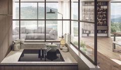 Bếp từ kết hợp hút mùi Elica Nikolatestla Fit
