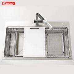 CHẬU RỬA BÁT WORKSTATION KONOX KN8751TS DEKOR