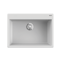 Chậu rửa bát đá Konox Granite Ruvita 680 Silver