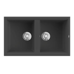 Chậu rửa bát đá Konox Phoenix 860 Black