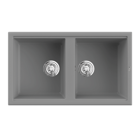 Chậu rửa bát đá Konox Granite Sink Phoenix 860 – Grey