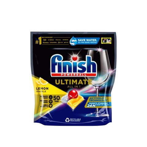 VIÊN RỬA BÁT FINISH QUANTUM ULTIMATE 50 VIÊN HƯƠNG CHANH CHÍNH HÃNG