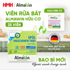 Viên Rửa Bát Almawin Hữu Cơ Hương Chanh 25 Viên HMH.0101925