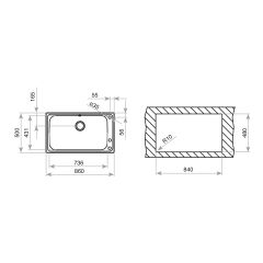 Chậu rửa Teka  Bahia 1B Plus