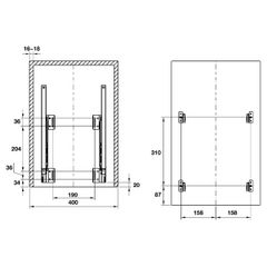 THÙNG RÁC ĐÔI HAFELE VIOLA 503.48.505