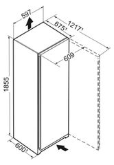 Tủ đông đứng độc lập Liebherr SFNsfd 5247 NoFrost - 277L