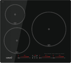 Bếp Từ 3 Vùng Nấu Cata IBS 6303E2 BK