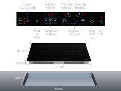 Bếp từ đôi lắp âm Hafele HC-I2712A (536.61.716)