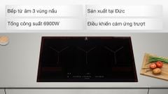 Bếp từ 3 vùng nấu Electrolux EIT913