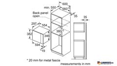 Lò vi sóng âm tủ BOSCH BFL520MS0
