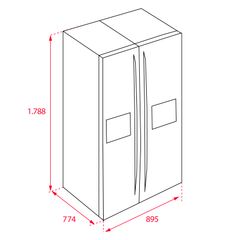 Tủ lạnh Side by Side Teka RLF 74925 SS EU