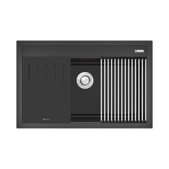 Chậu rửa bát đá Granite Sink Terra 790S Black