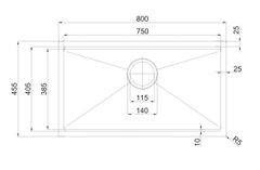 Chậu rửa bát Paul Schmitt PA80455-UD