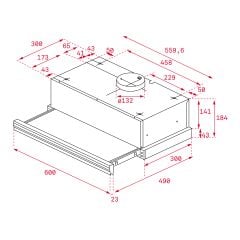 Máy hút mùi Teka CNL 6415 BK