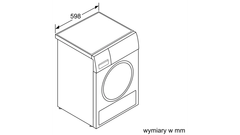 Máy sấy bơm nhiệt Bosch WQG241AGPL series 6 - 9 kg