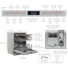 Máy rửa bát độc lập Bosch SMS6ECI11E