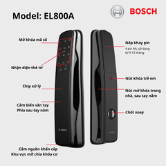 Khóa cửa vân tay Bosch  EL800A EU