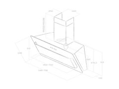 Hút mùi áp tường Elica Belt