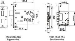 Khóa Điện Tử Thân Nhỏ EL7500-TC Hafele 912.05.716